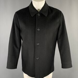 MARTELLO Size M Black Wool Cashmere Polyamide Buttoned Jacket